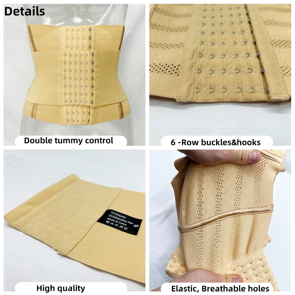 Waist Trainer Body Shaper Tummy Control Slimming Flat Belly Reductive Shapewear Women Corset Belts