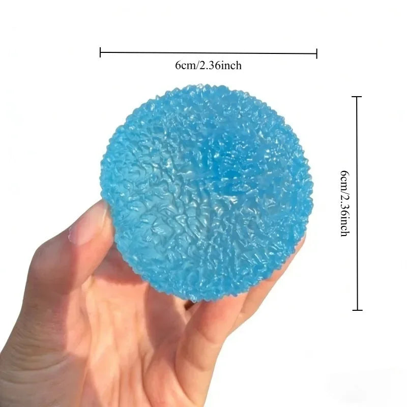 Squishy Ice Ball Ugoodz Toy Super Soft Pink Mochi Slow-rebound Squeeze Toy Anti-Stress Toy for Adults Hand Exercise