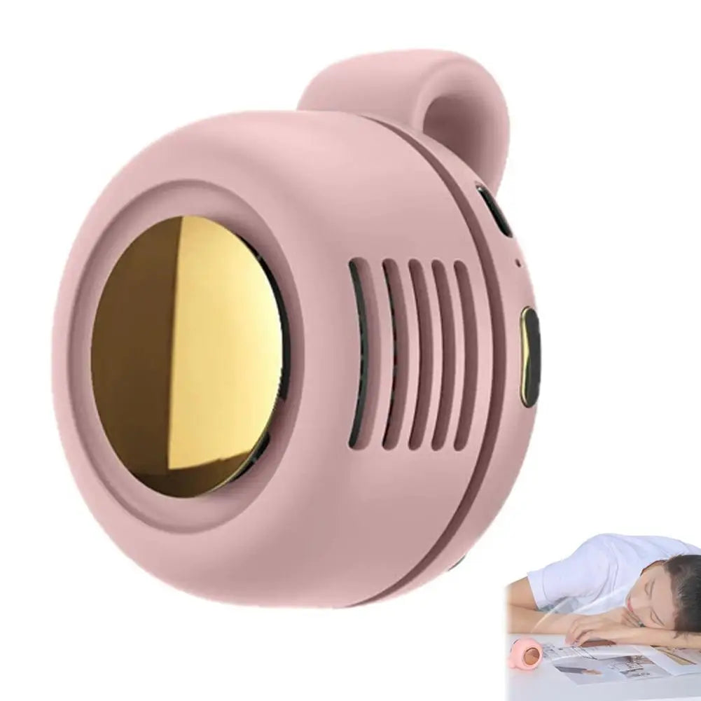 Mini Clip Fan Hanging Waist Neck Whirlwind Fan Electric Air Conditioning Fan USB Fan for Outdoor Camping Fishing Accessories