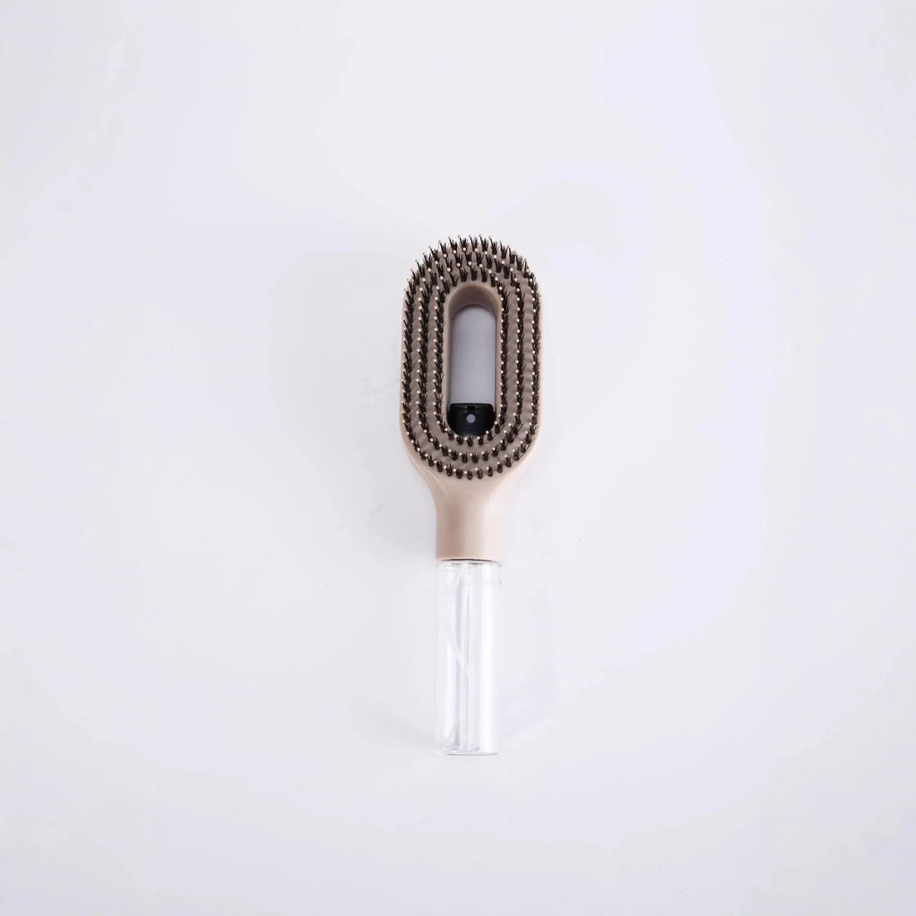 2-in-1 Innovative Hair Mist Brush Wet & Dry Hair Styling – No-Tangle Bristles, Convenient Water Reservoir, Easy-to-Use