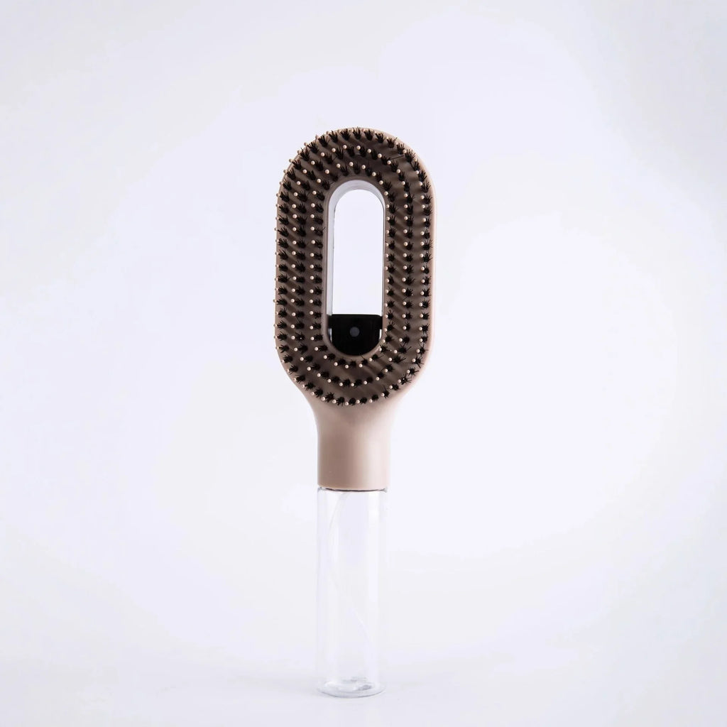 2-in-1 Innovative Hair Mist Brush Wet & Dry Hair Styling – No-Tangle Bristles, Convenient Water Reservoir, Easy-to-Use