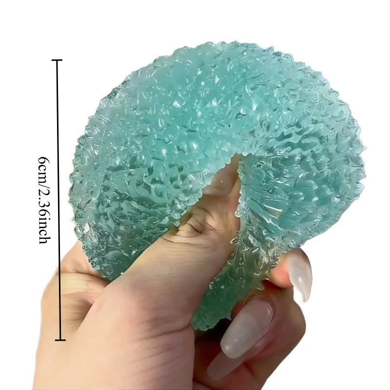 Squishy Ice Ball Ugoodz Toy Super Soft Pink Mochi Slow-rebound Squeeze Toy Anti-Stress Toy for Adults Hand Exercise