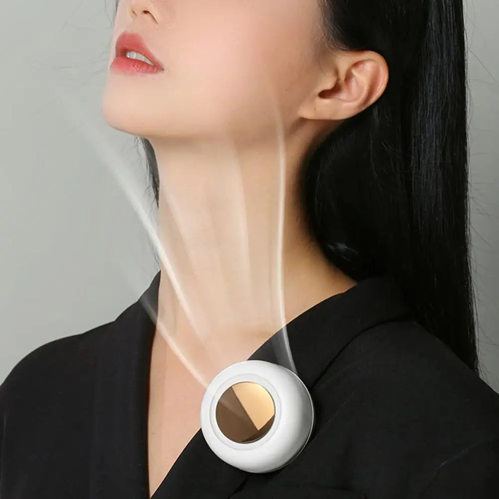 Mini Clip Fan Hanging Waist Neck Whirlwind Fan Electric Air Conditioning Fan USB Fan for Outdoor Camping Fishing Accessories