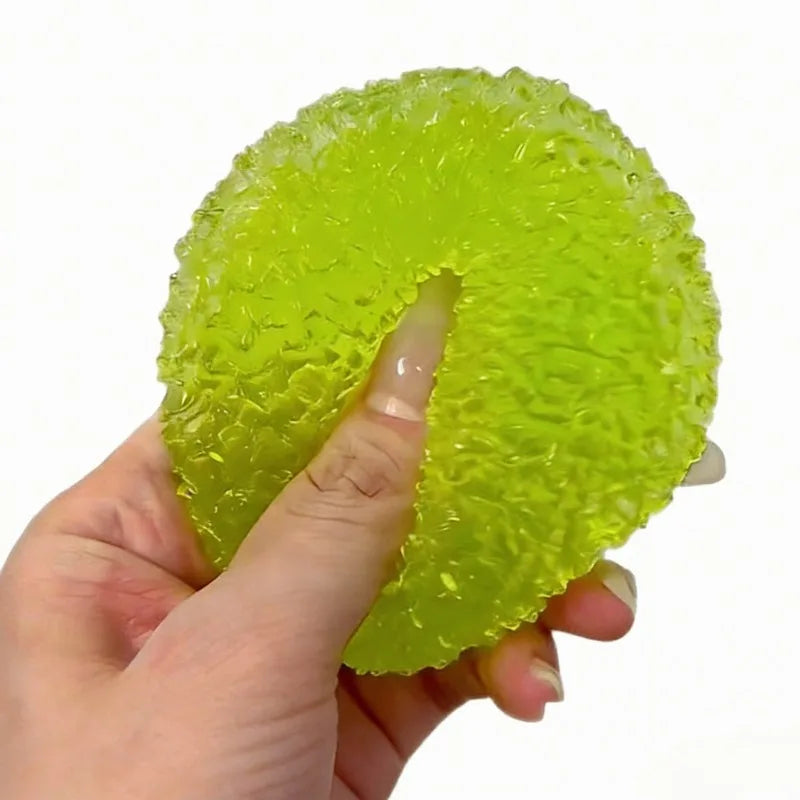 Squishy Ice Ball Ugoodz Toy Super Soft Pink Mochi Slow-rebound Squeeze Toy Anti-Stress Toy for Adults Hand Exercise