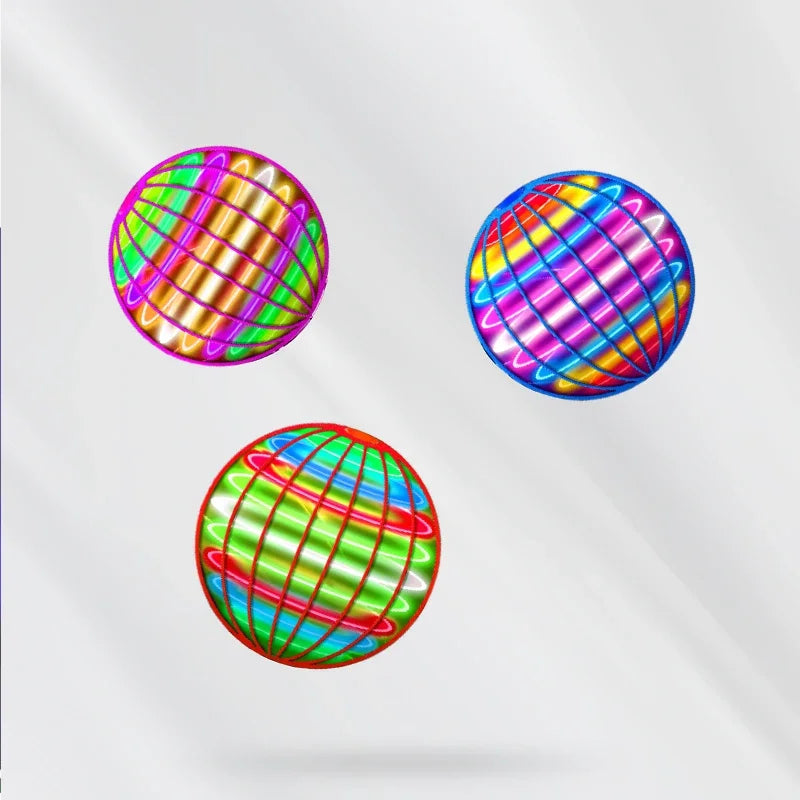 Flying Ball Boomerang Fly Orb Magic With LED Lights Drone Hover Ball Fly Nova Orb Flying Spinner Children Toys Christmas Gifts
