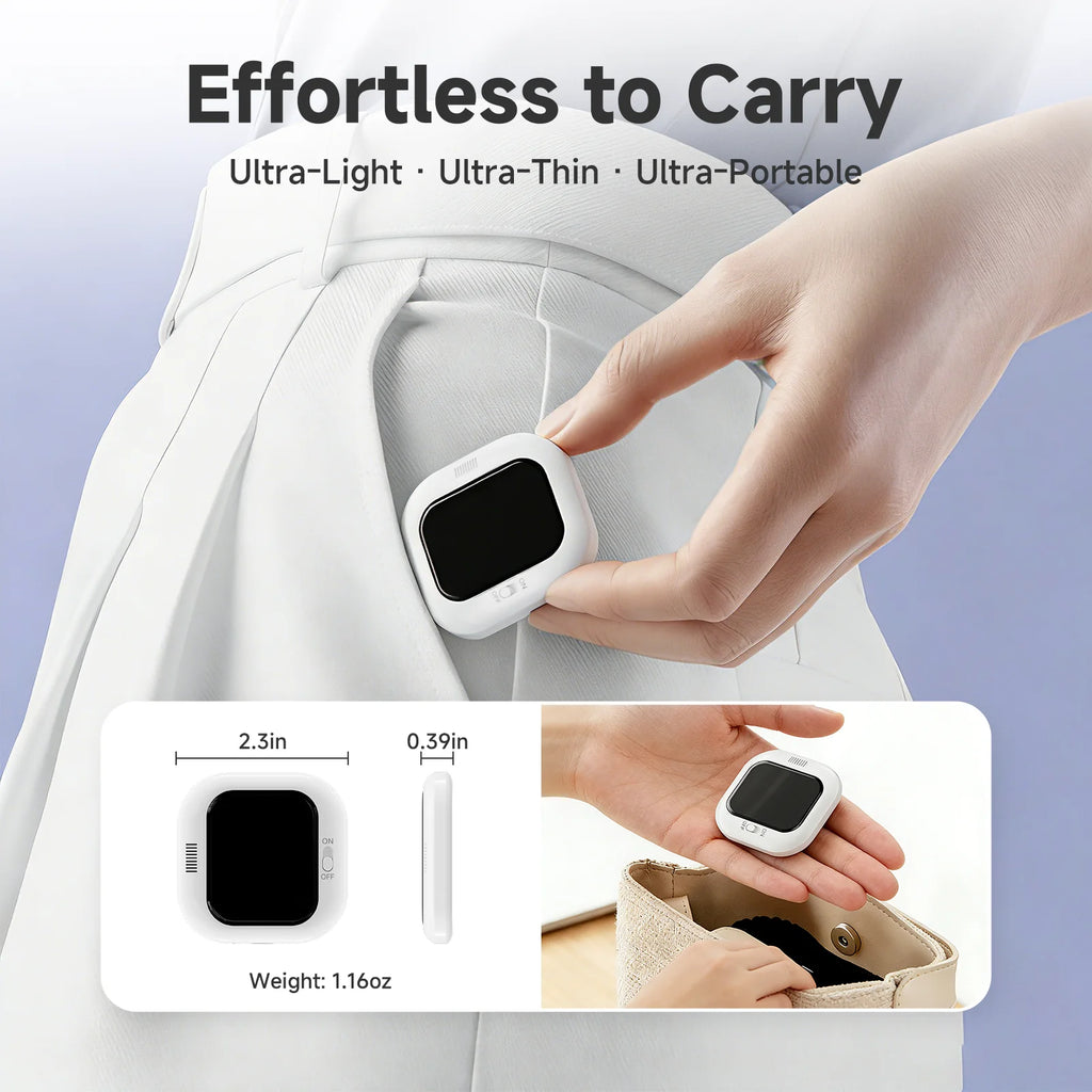 Mini Phone Vlog Selfie Monitor, used for selfies/vlog videos, compatible with iPhone rear camera selfie screen